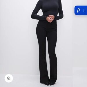 Good American Charcoal Denim Pants